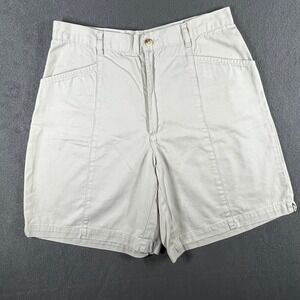 Field Gear Utilitycore Cotton Shorts Women's Size 8 High Rise Chore Style Beige